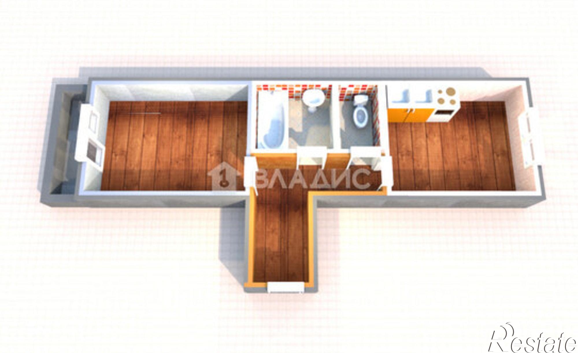 Купить квартиру за 2 900 000 рублей на микрорайон 6А, 43