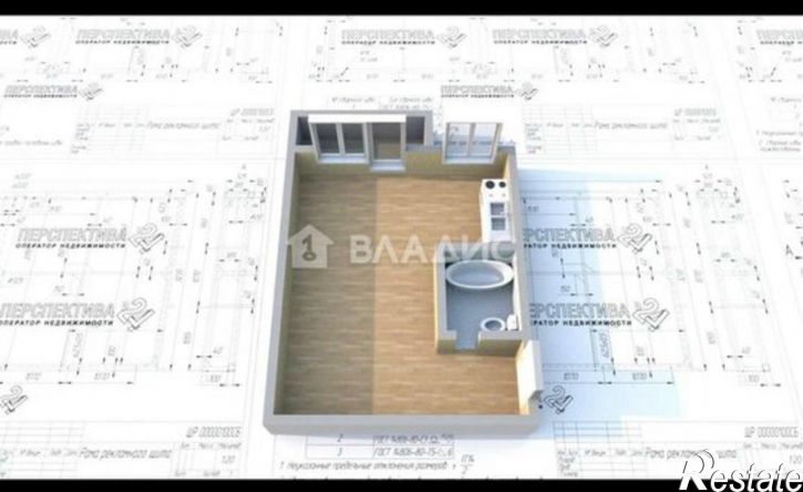1-комн квартира 277-й квартал, 19