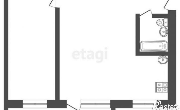 2-комн квартира 86-й квартал, 5