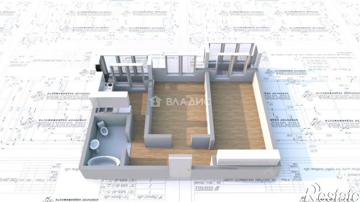 2-комн квартира Ленинградский проспект, 13,  д. 13