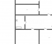 3-комн, 58кв м, этаж 2/4 микрорайон 6А, 43