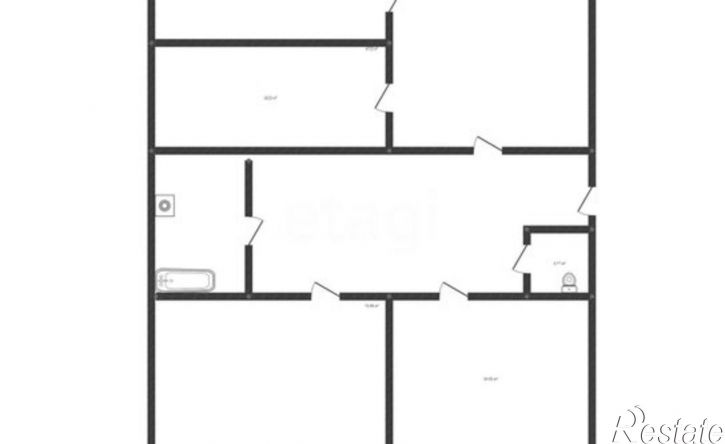 3-комн квартира микрорайон 6А, 43