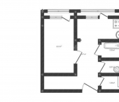 1-комн, 41кв м, этаж 3/9 микрорайон 12А, 7