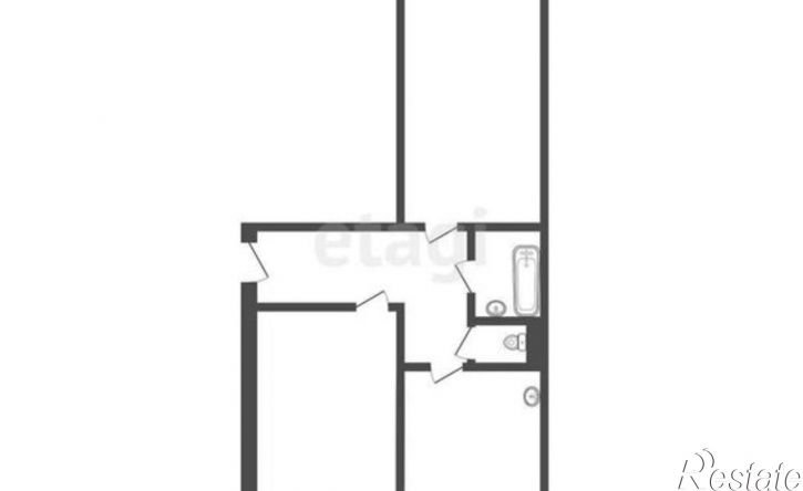 2-комн квартира 33-й микрорайон, 8