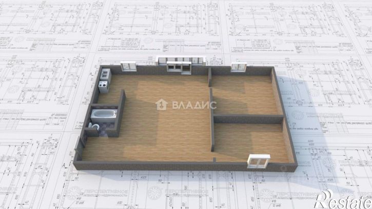 3-комн квартира 95-й квартал, 7