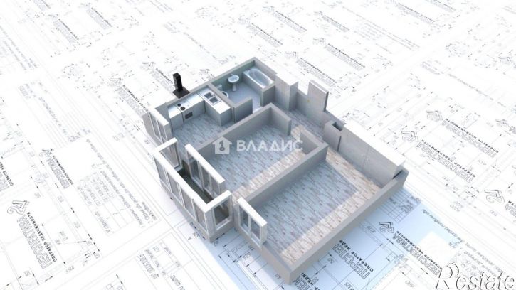 2-комн квартира 11-й микрорайон, 7