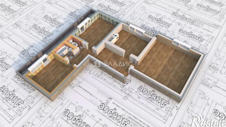3-комн квартира 15-й микрорайон, 30А