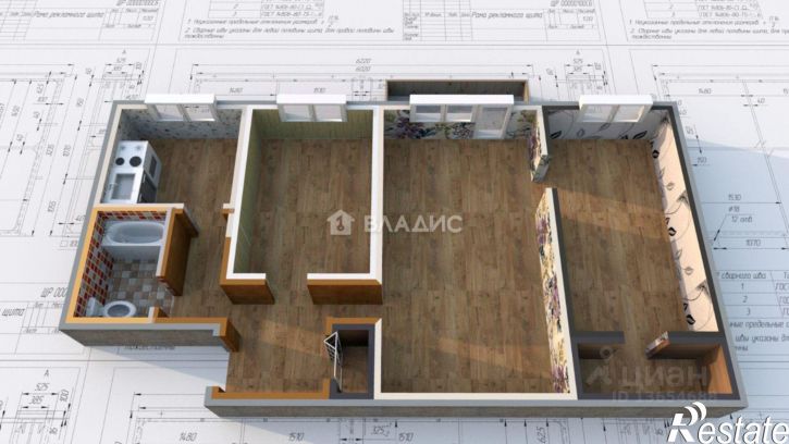 3-комн квартира 13-й микрорайон, 14