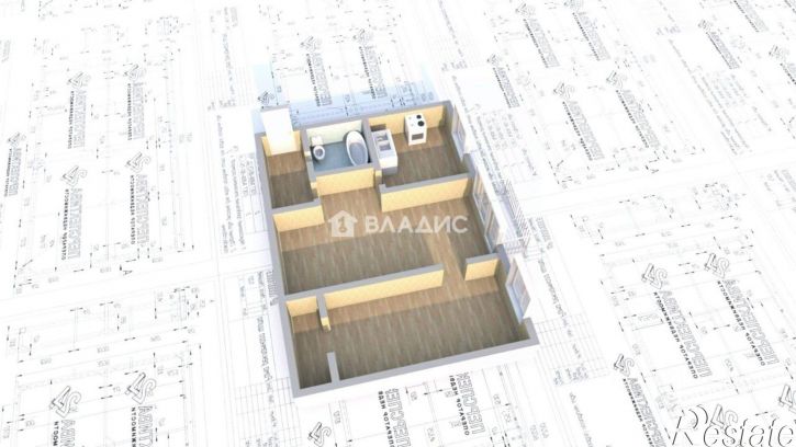 2-комн квартира ул Московская, 51,  д. 51