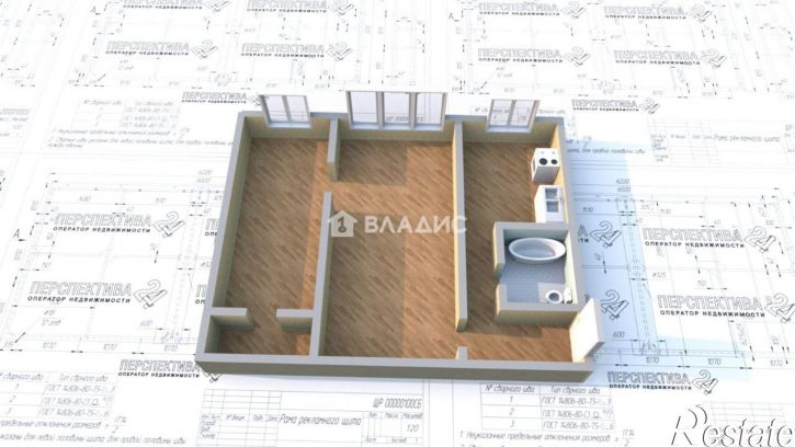 2-комн квартира 85-й квартал, 14