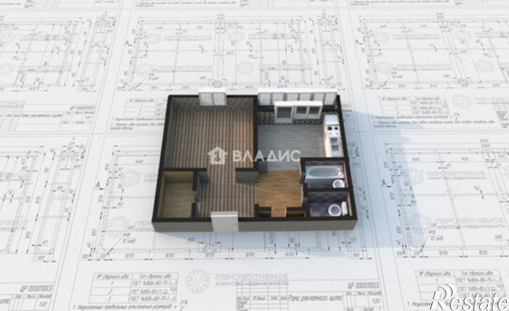 1-комн квартира 32-й микрорайон, 5