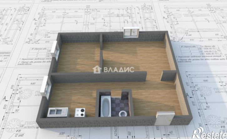 2-комн квартира 30-й квартал, 10