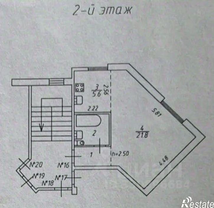 1-комн квартира 251-й кв-л, 14