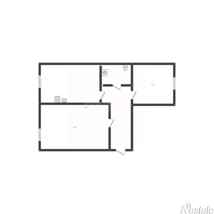 2-комн квартира пр-кт Карла Маркса, 44А,  д. 44А