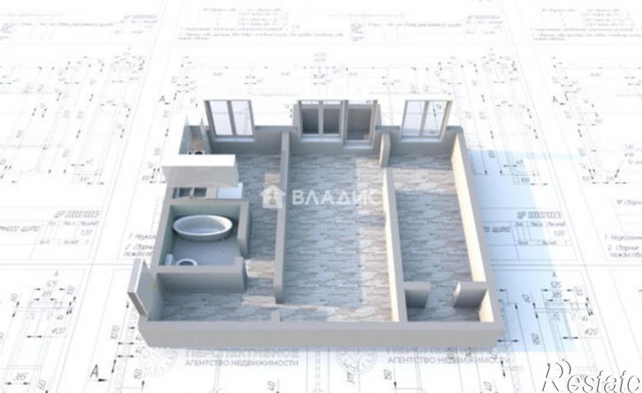 2-комн квартира квартал Л, 3