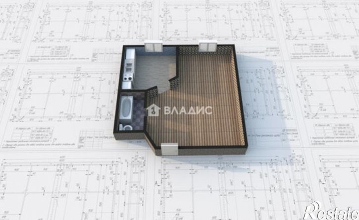 1-комн квартира 251-й квартал, 17
