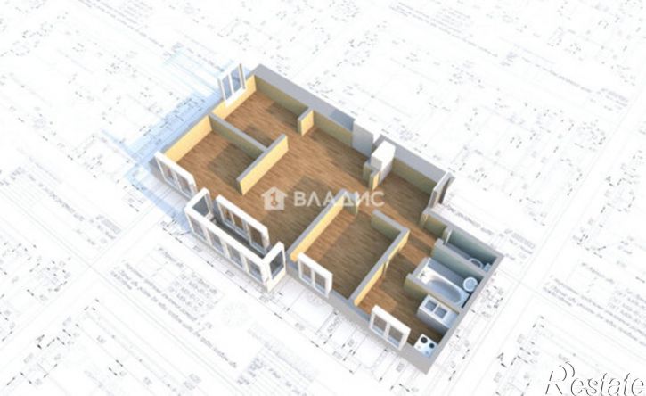 4-комн квартира 9-й микрорайон, 86