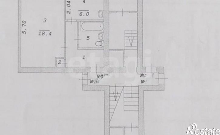 1-комн квартира квартал 95Б, 2
