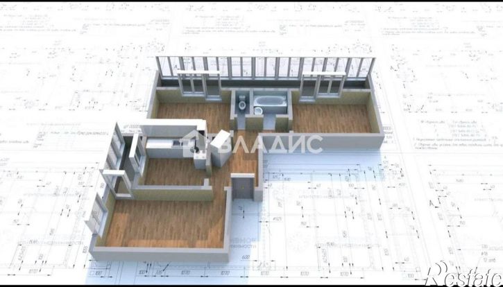 3-комн квартира 7-й микрорайон, 14