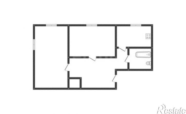 2-комн квартира 12-й микрорайон, 6