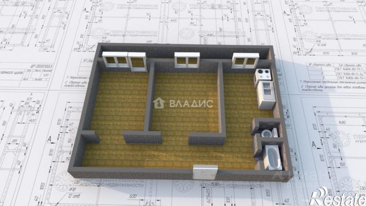 2-комн квартира 29-й микрорайон, 12