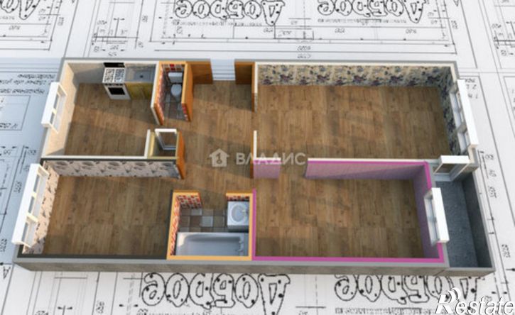 3-комн квартира 17-й микрорайон, 6