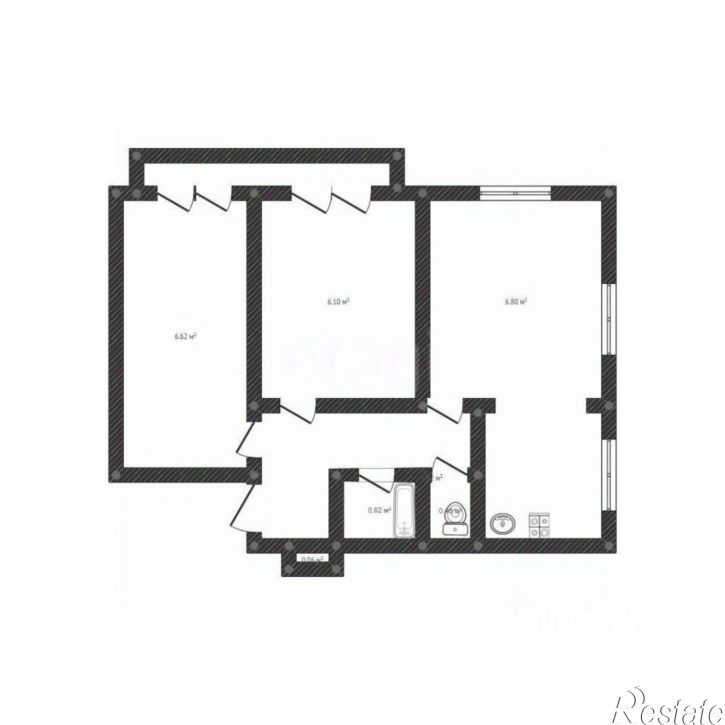 3-комн квартира ул Клубная, 5,  д. 5