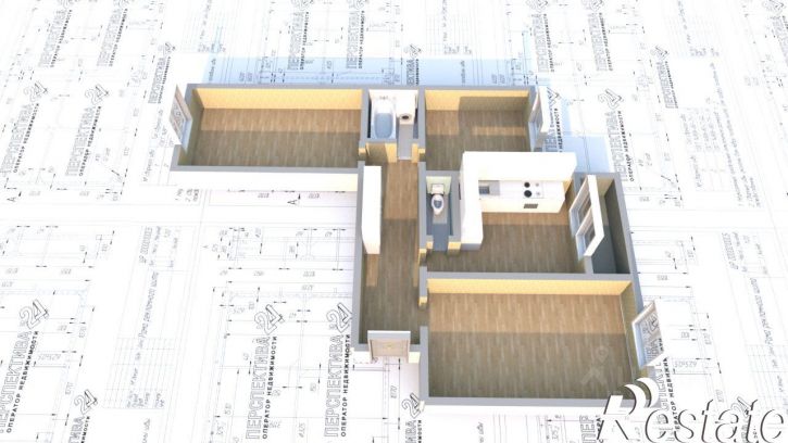 3-комн квартира Ангарский район, 29 мкр, д.17
