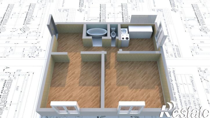 2-комн квартира улица Ленина, 26Б,  д. 26Б
