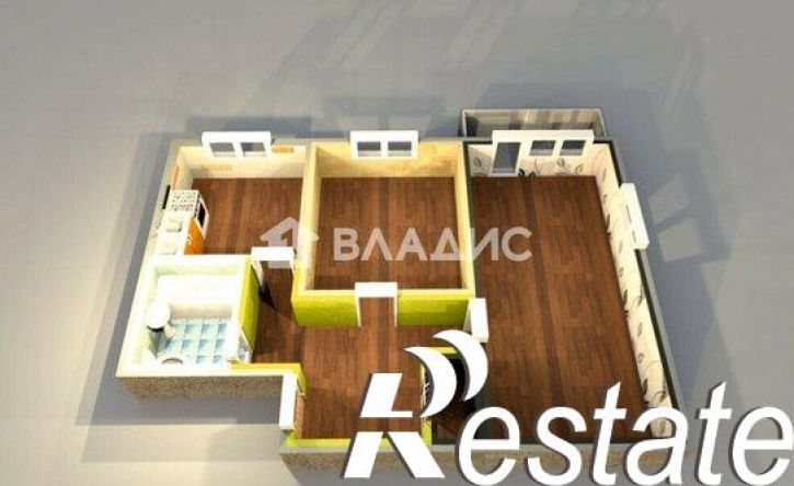 2-комн квартира улица Горького, 49