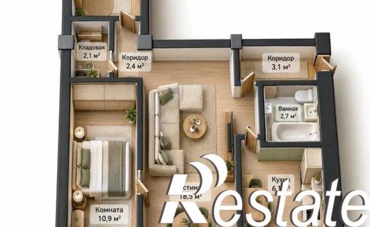 3-комн квартира ул Горького, 30,  д. 30