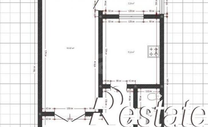 1-комн квартира микрорайон 12А, 7А